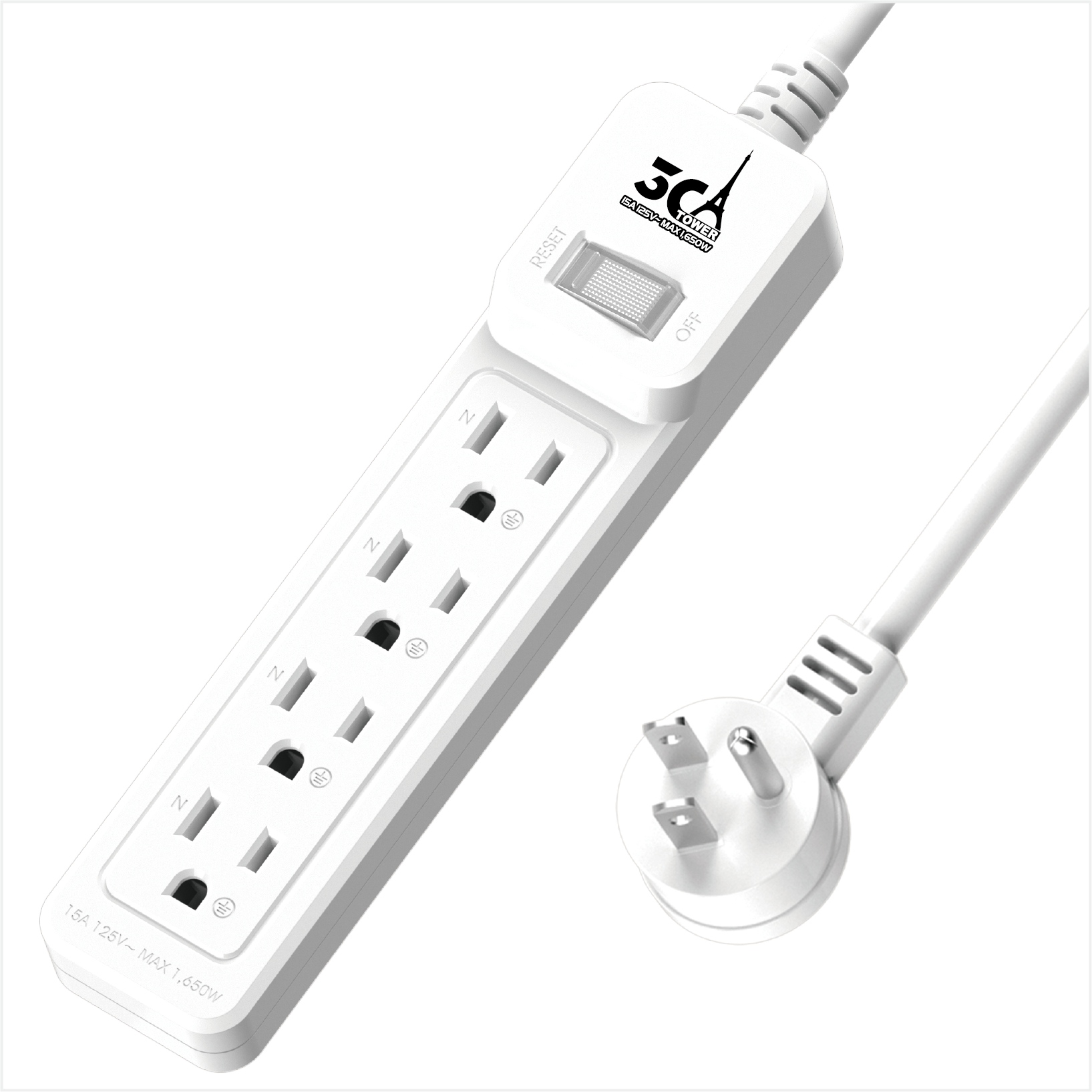 延長用電源線組(2P+E)