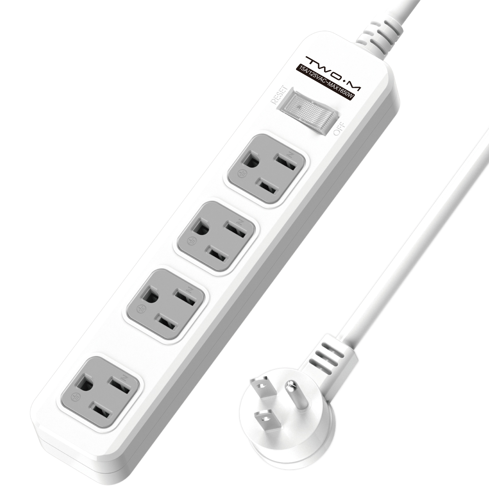 延長用電源線組(2P+E)