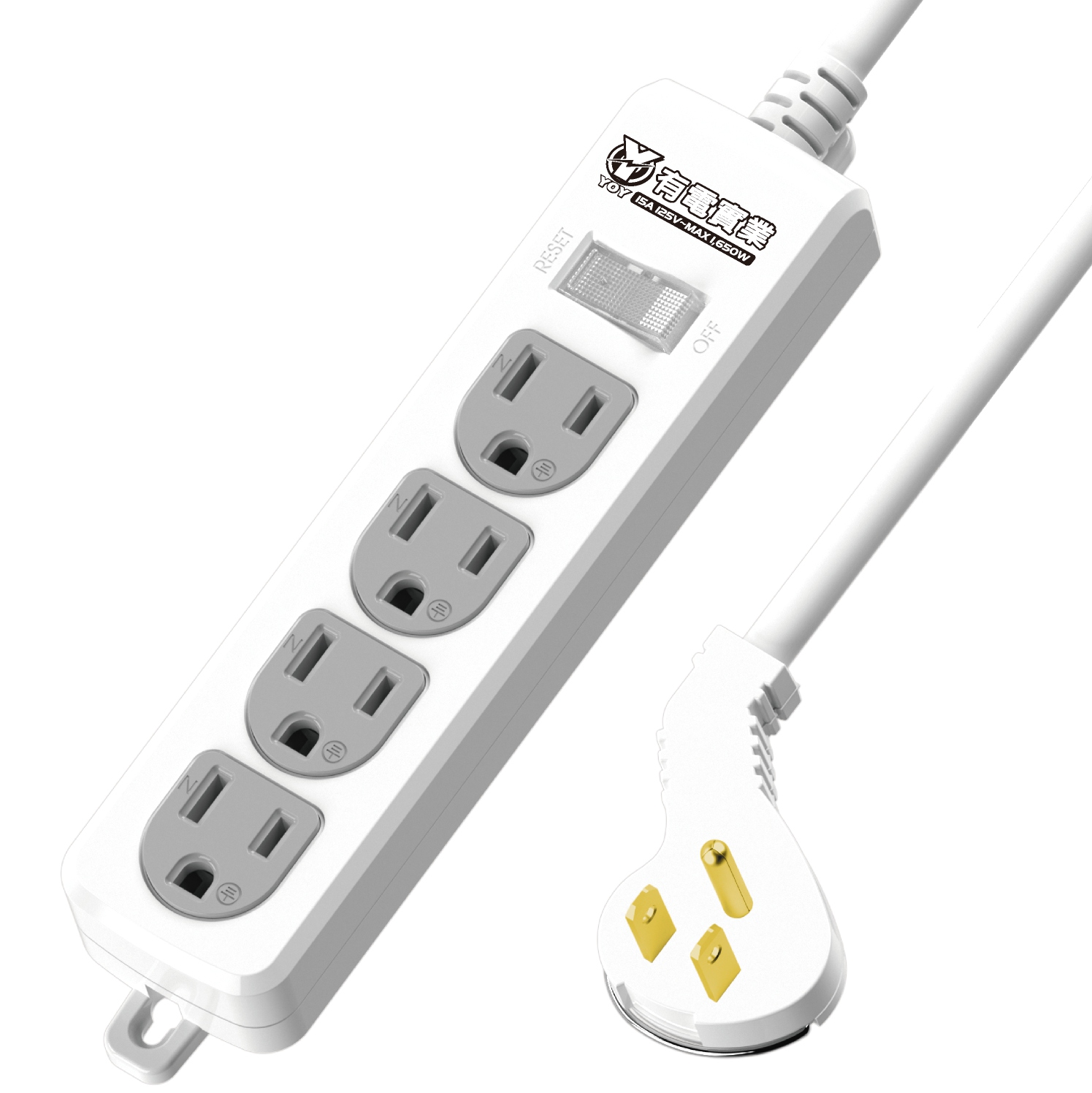 延長用電源線組(2P+E)