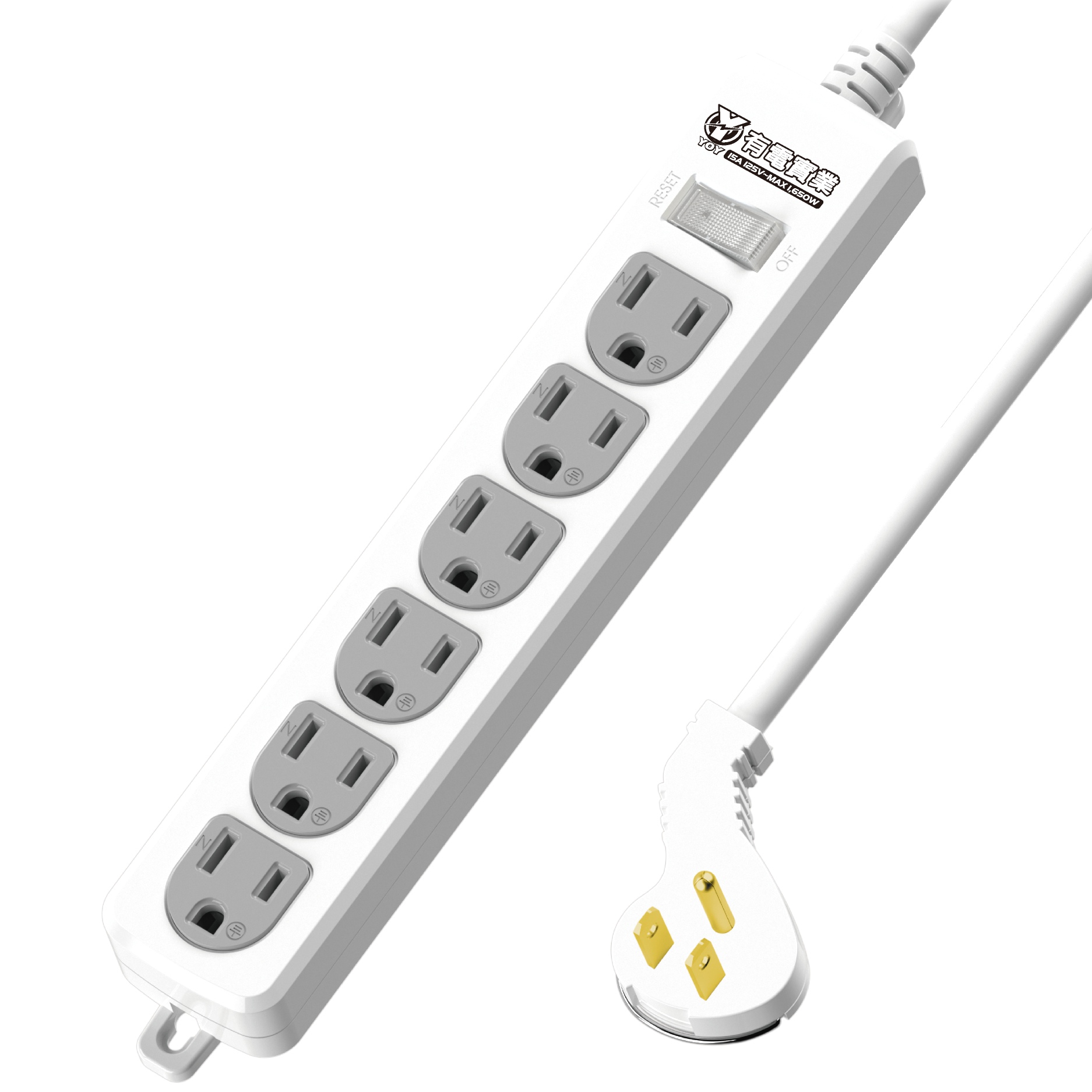 延長用電源線組(2P+E)