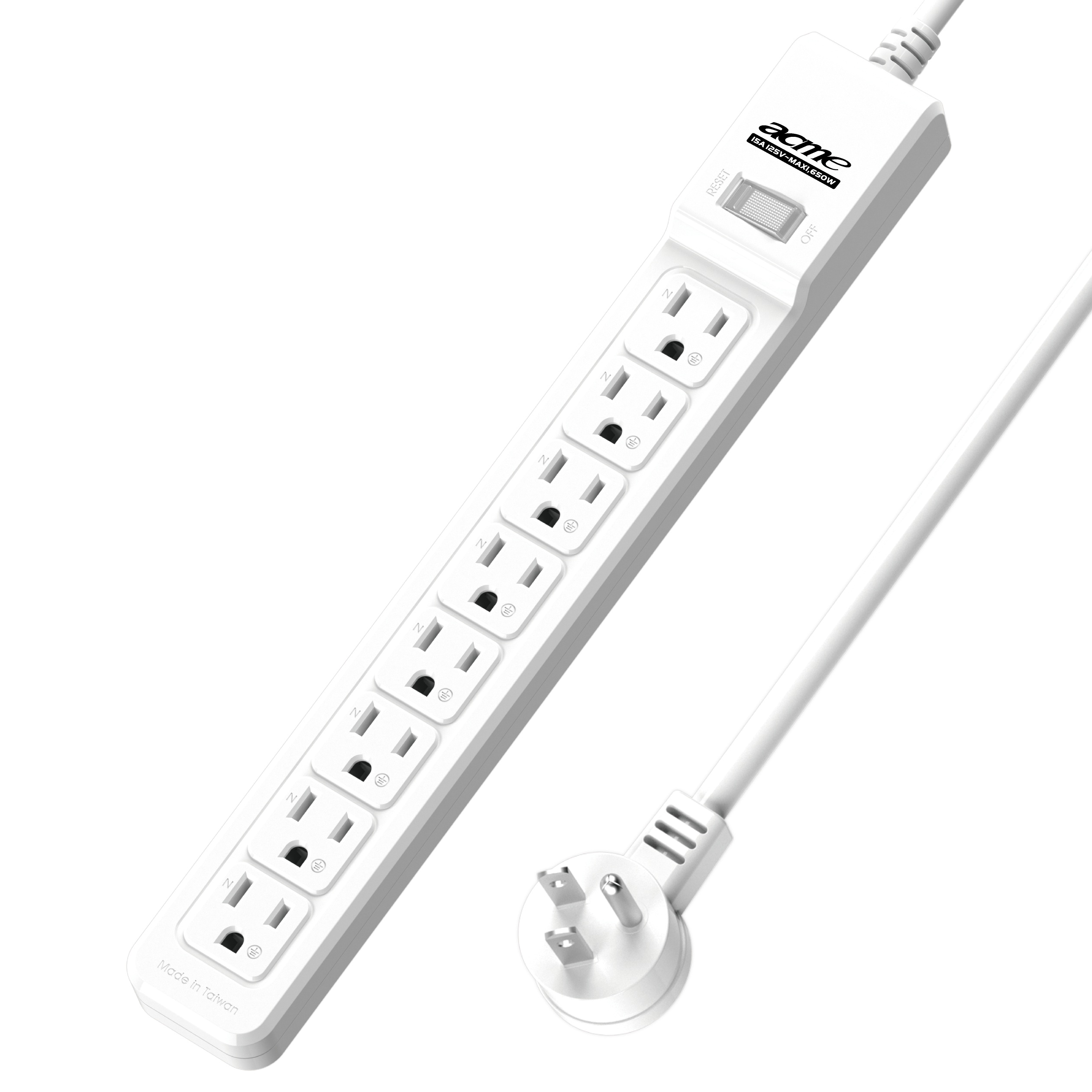 延長用電源線組(2P+E)