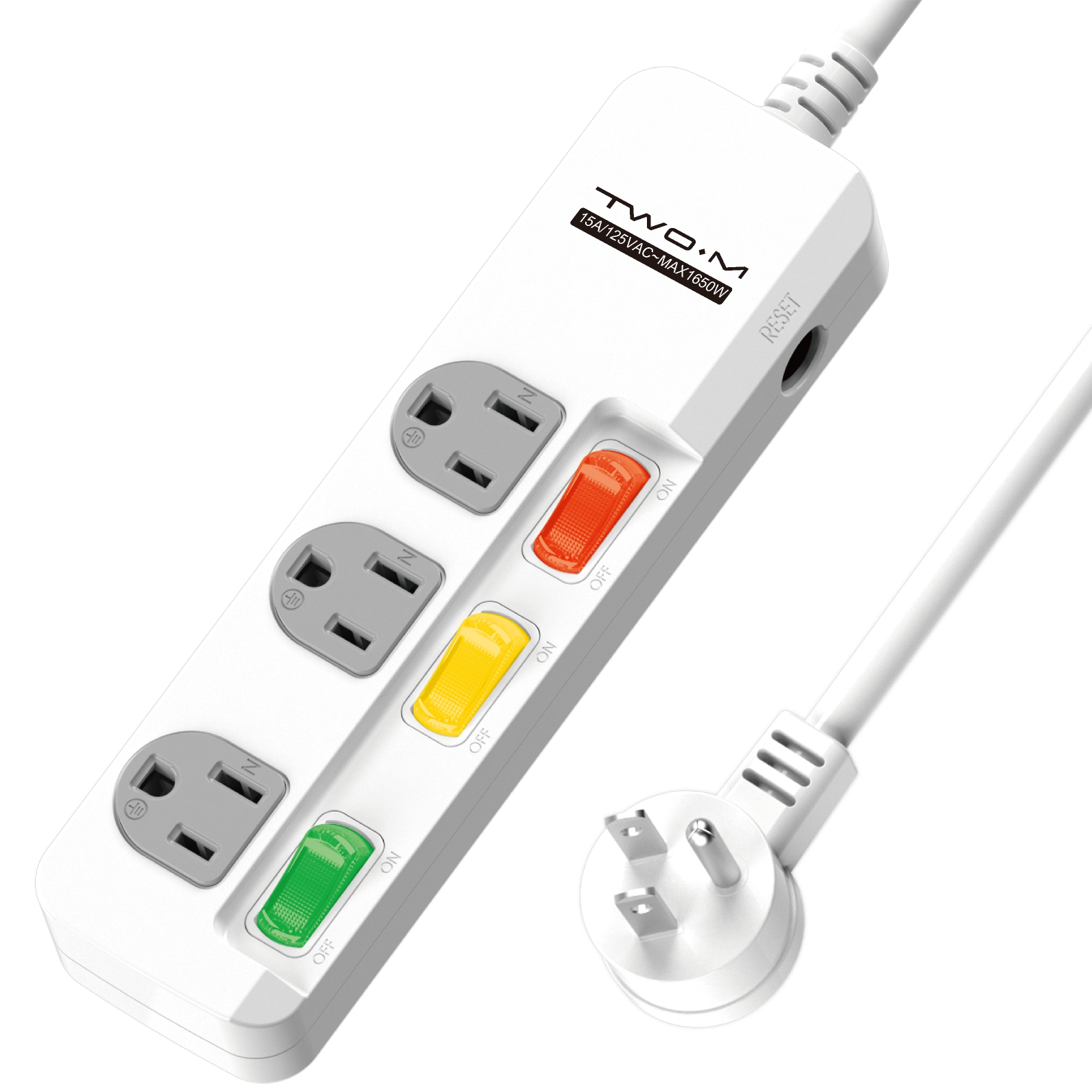 延長用電源線組(2P+E)