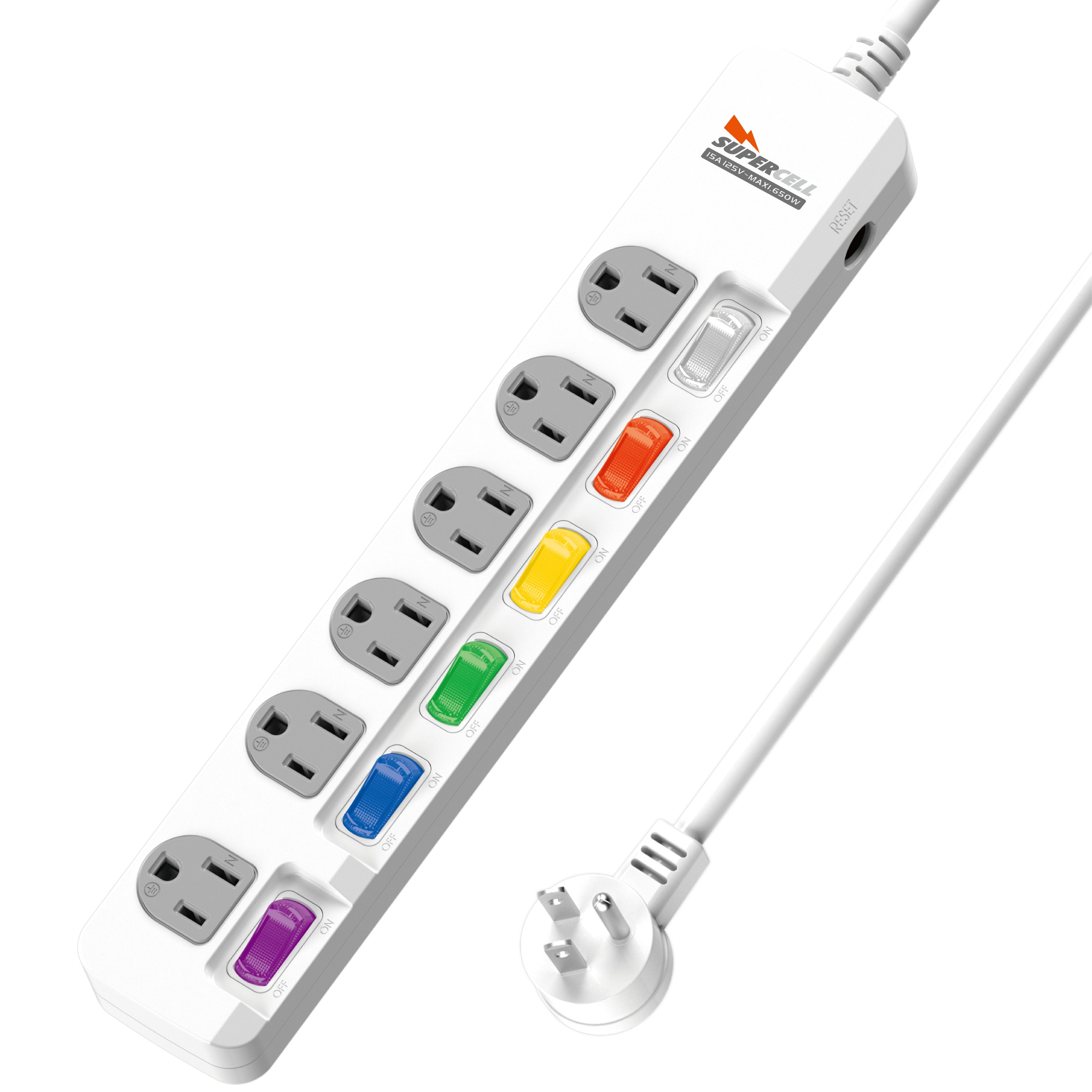 延長用電源線組(2P+E)