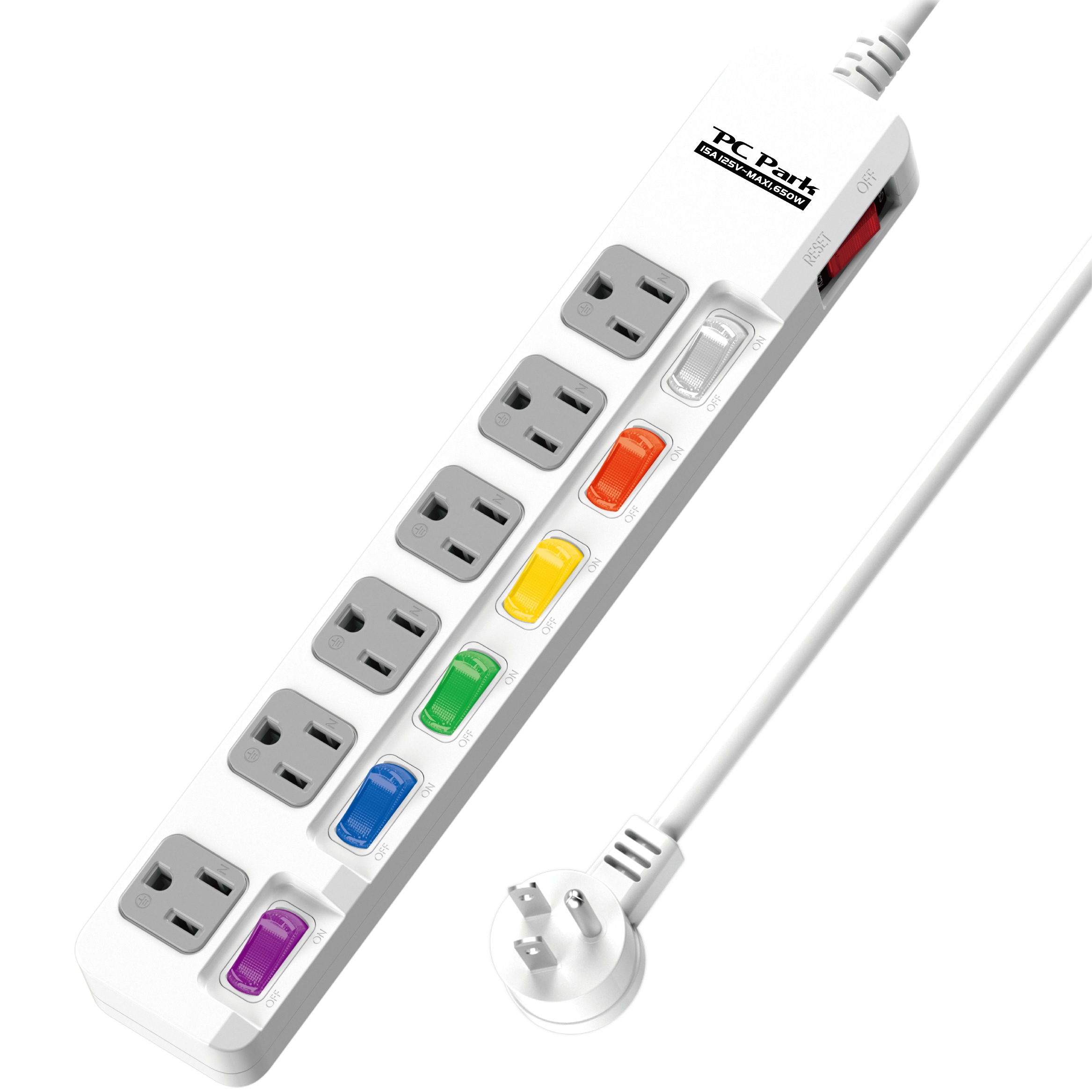 延長用電源線組(2P+E)