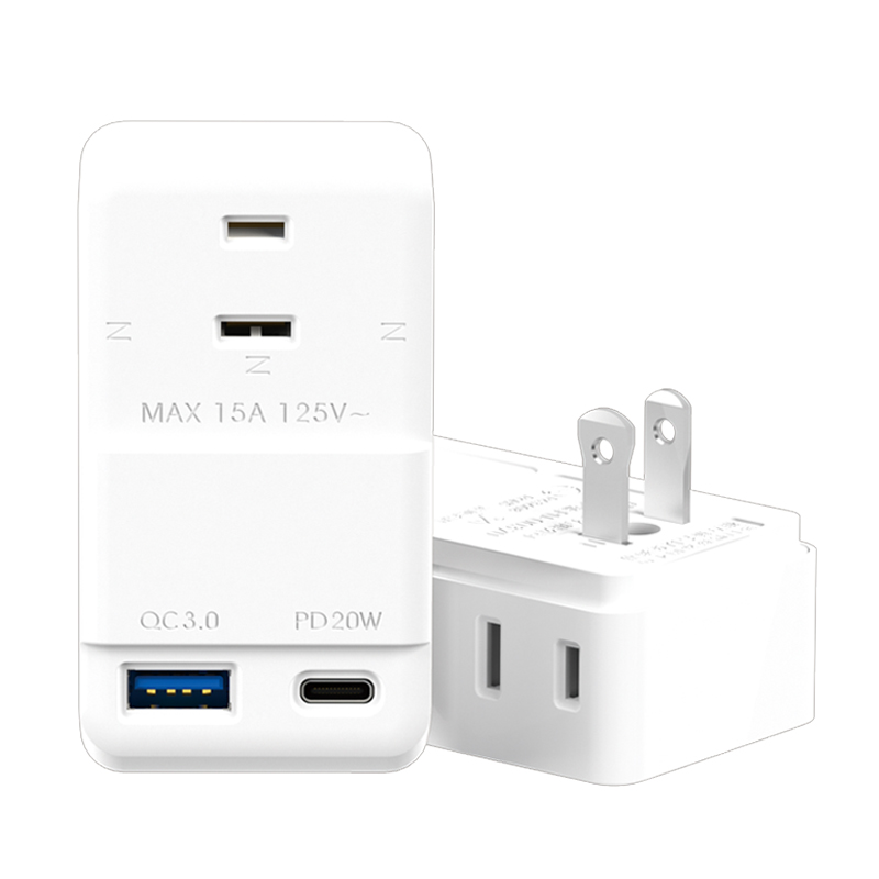 轉接器2P(附加USB充電座)