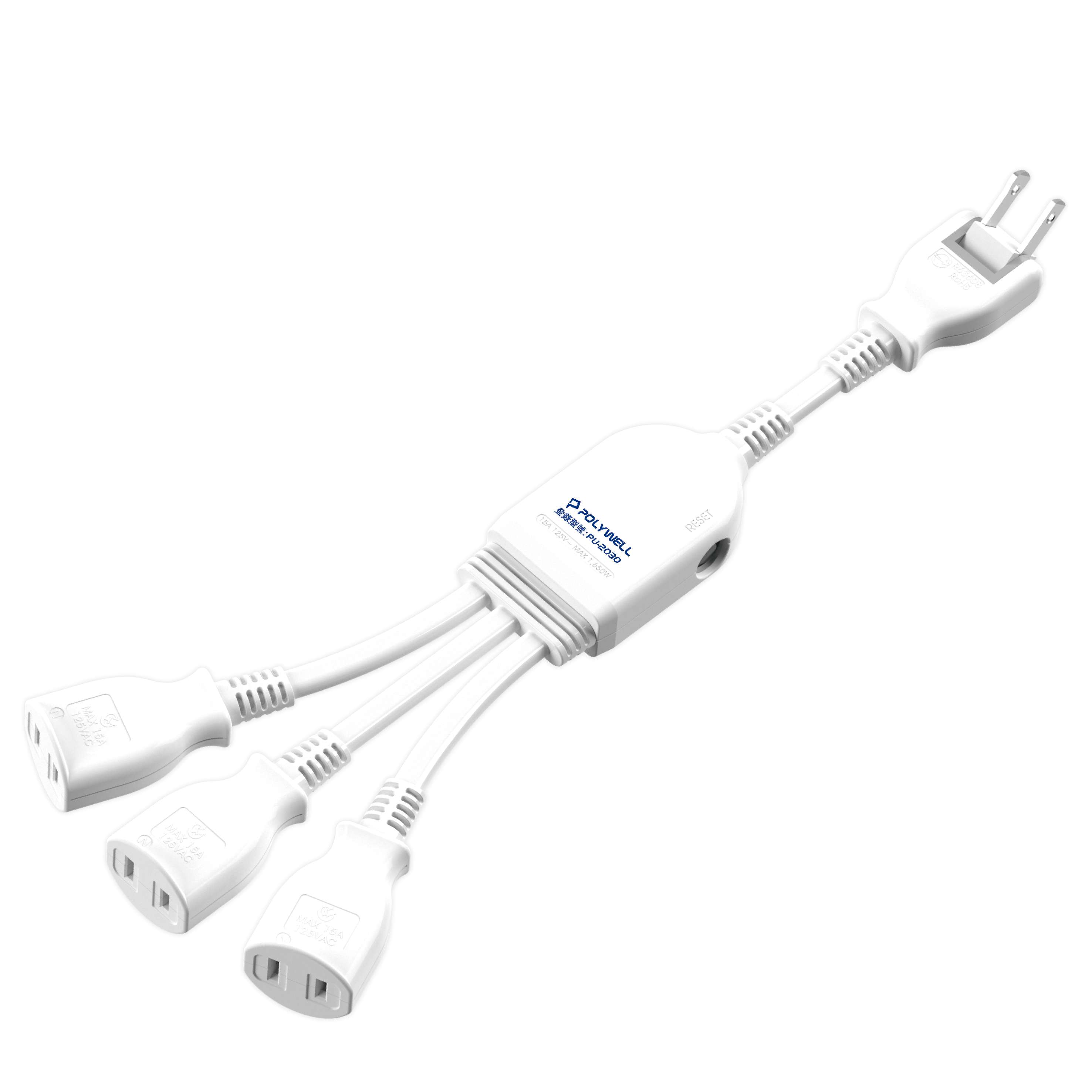 延長用電源線組(2P)