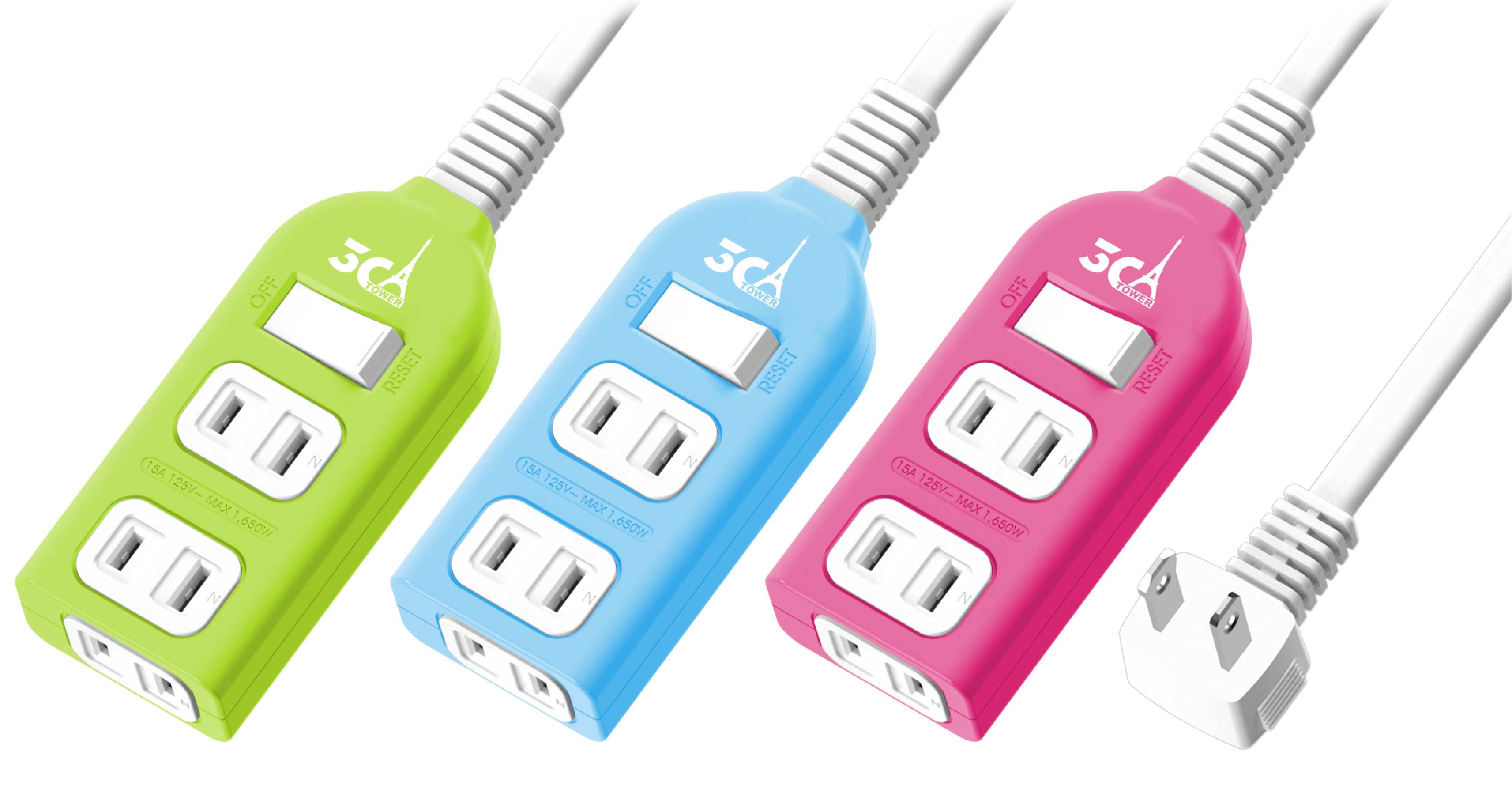 延長用電源線組(2P)