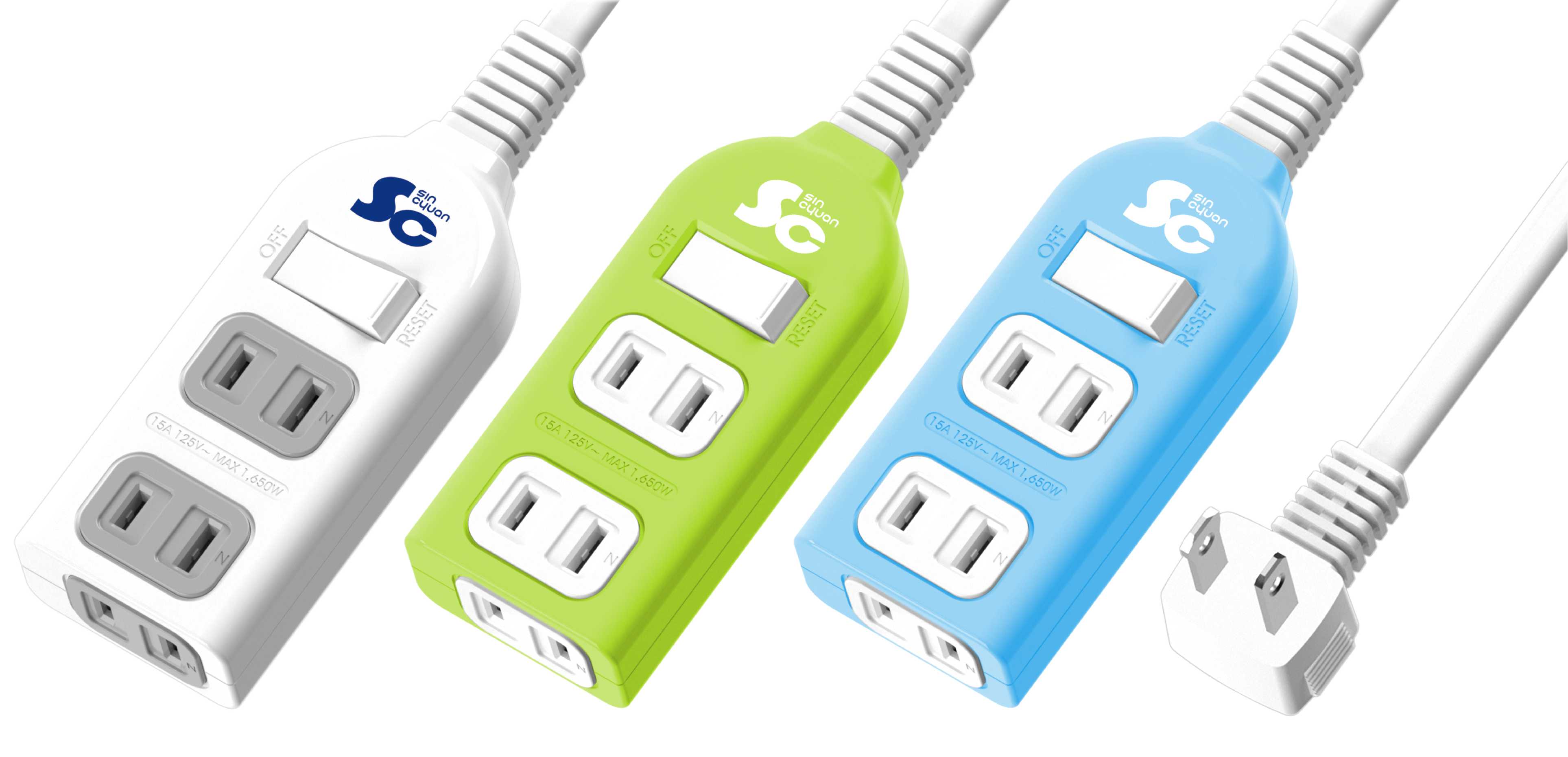 延長用電源線組(2P)