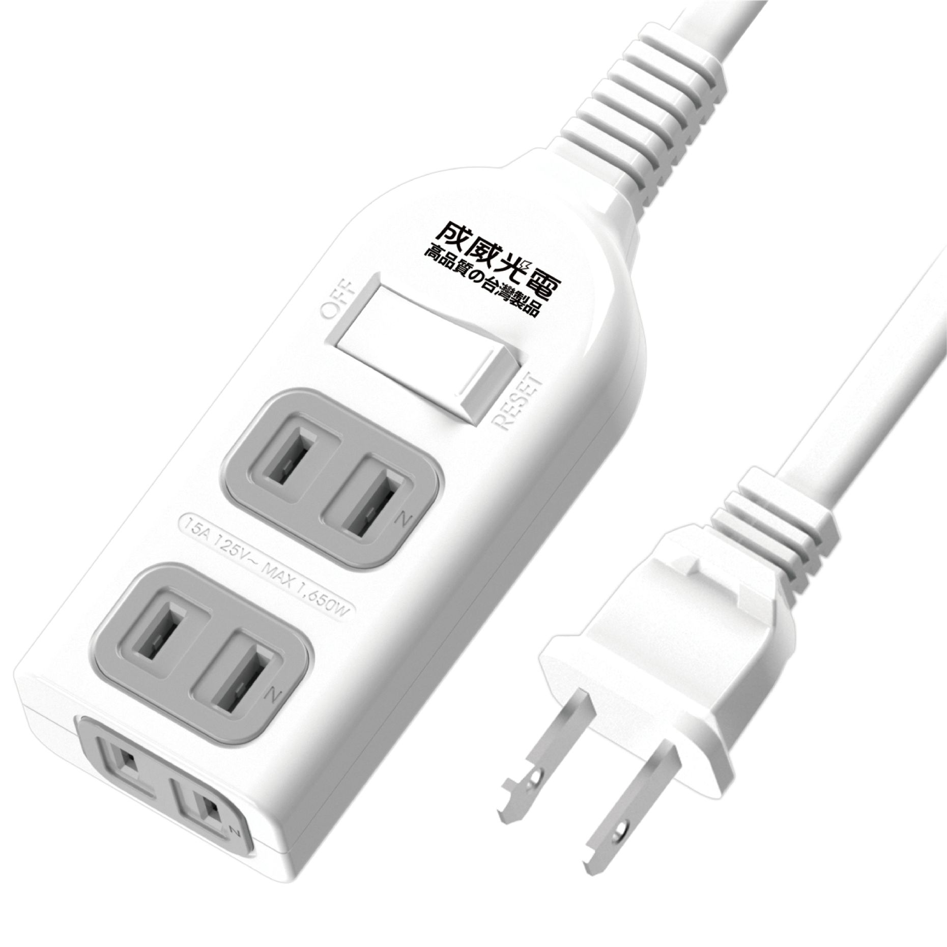 延長用電源線組(2P)