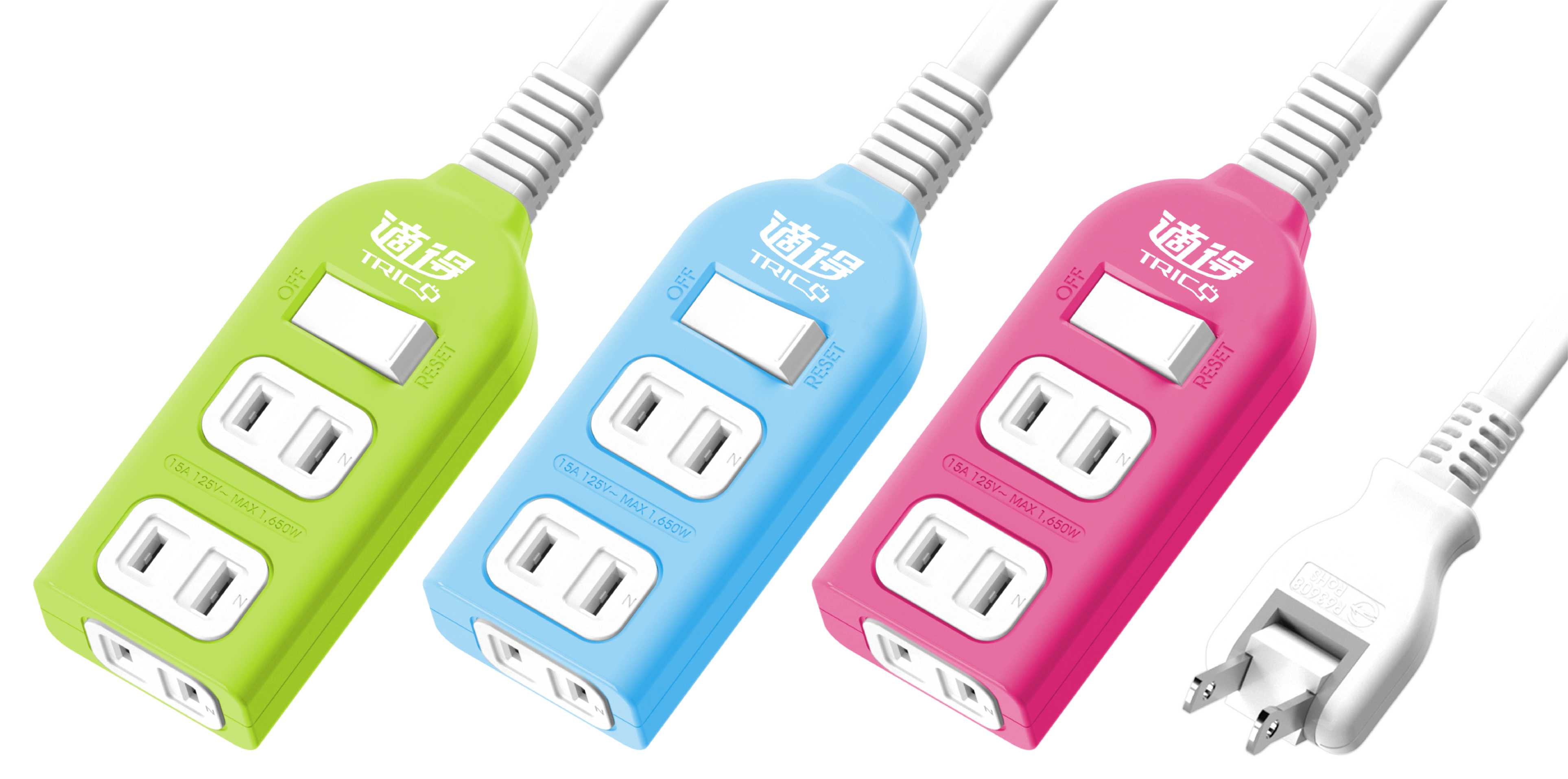 延長用電源線組(2P)