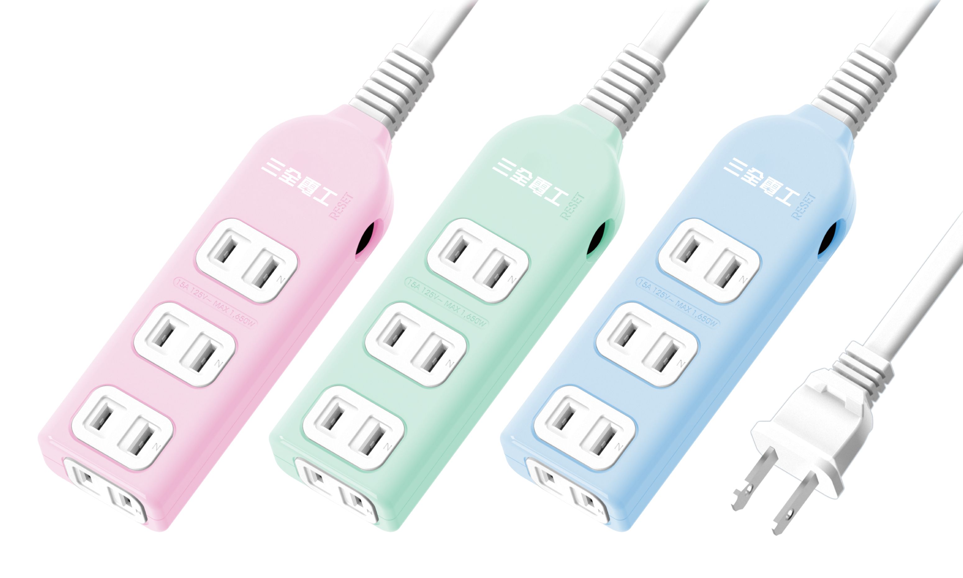 延長用電源線組(2P)