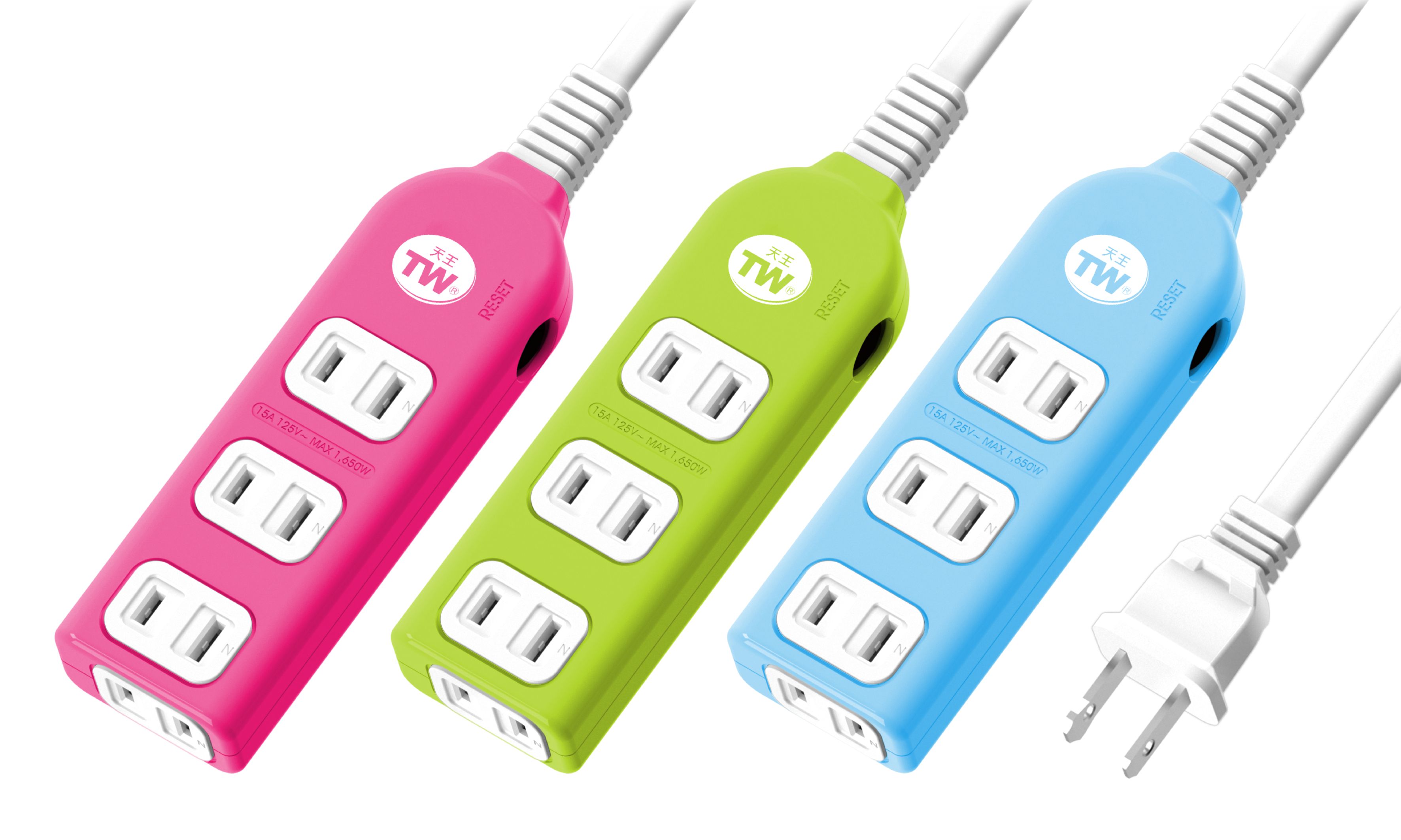 延長用電源線組(2P)