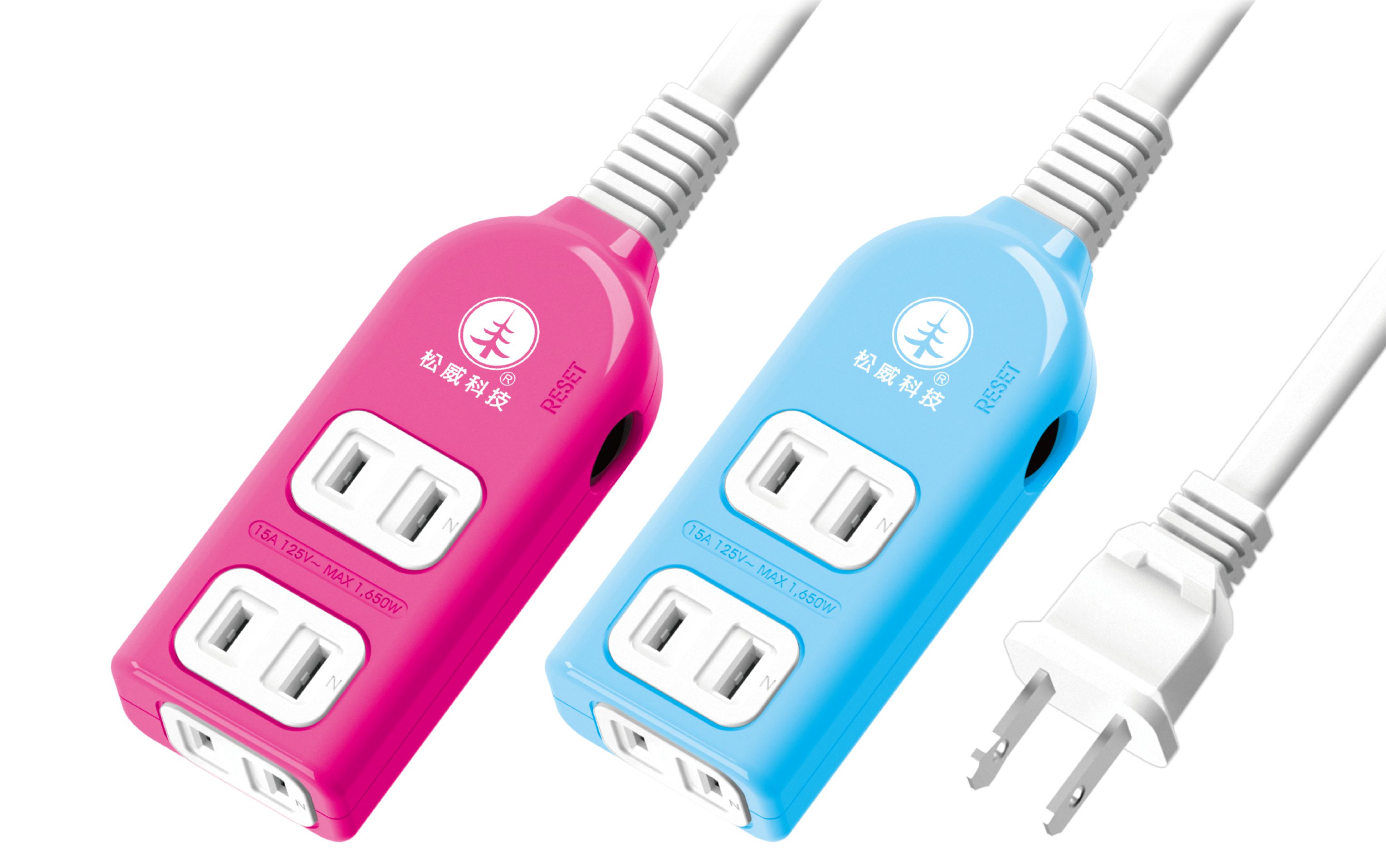 延長用電源線組(2P)