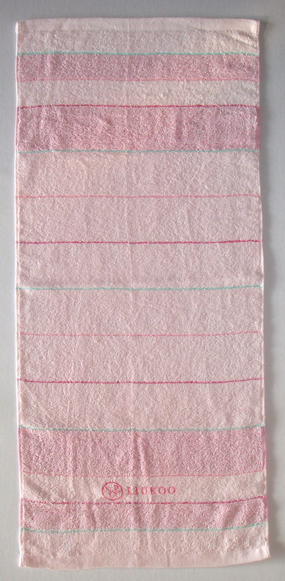 煙斗彩紋毛巾(粉)