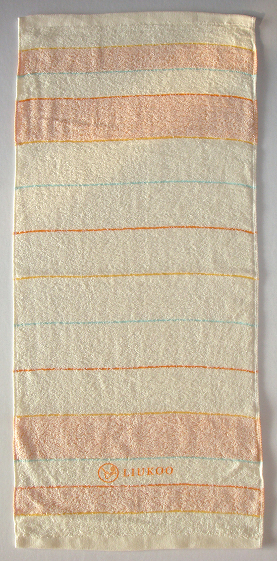 煙斗彩紋毛巾(黃)