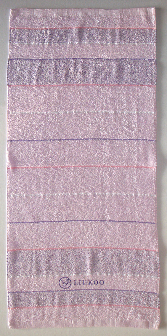 煙斗彩紋毛巾(紫)