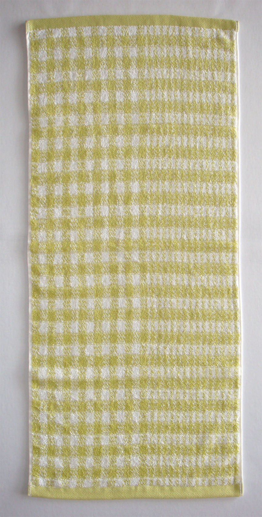 煙斗AB格毛巾(綠)