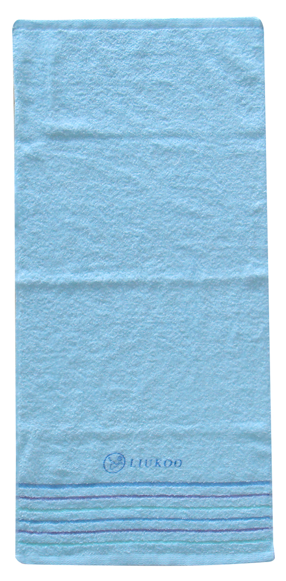 夢彩條毛巾(藍)