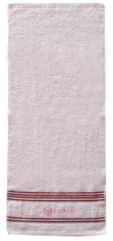 三色緞毛巾(粉)